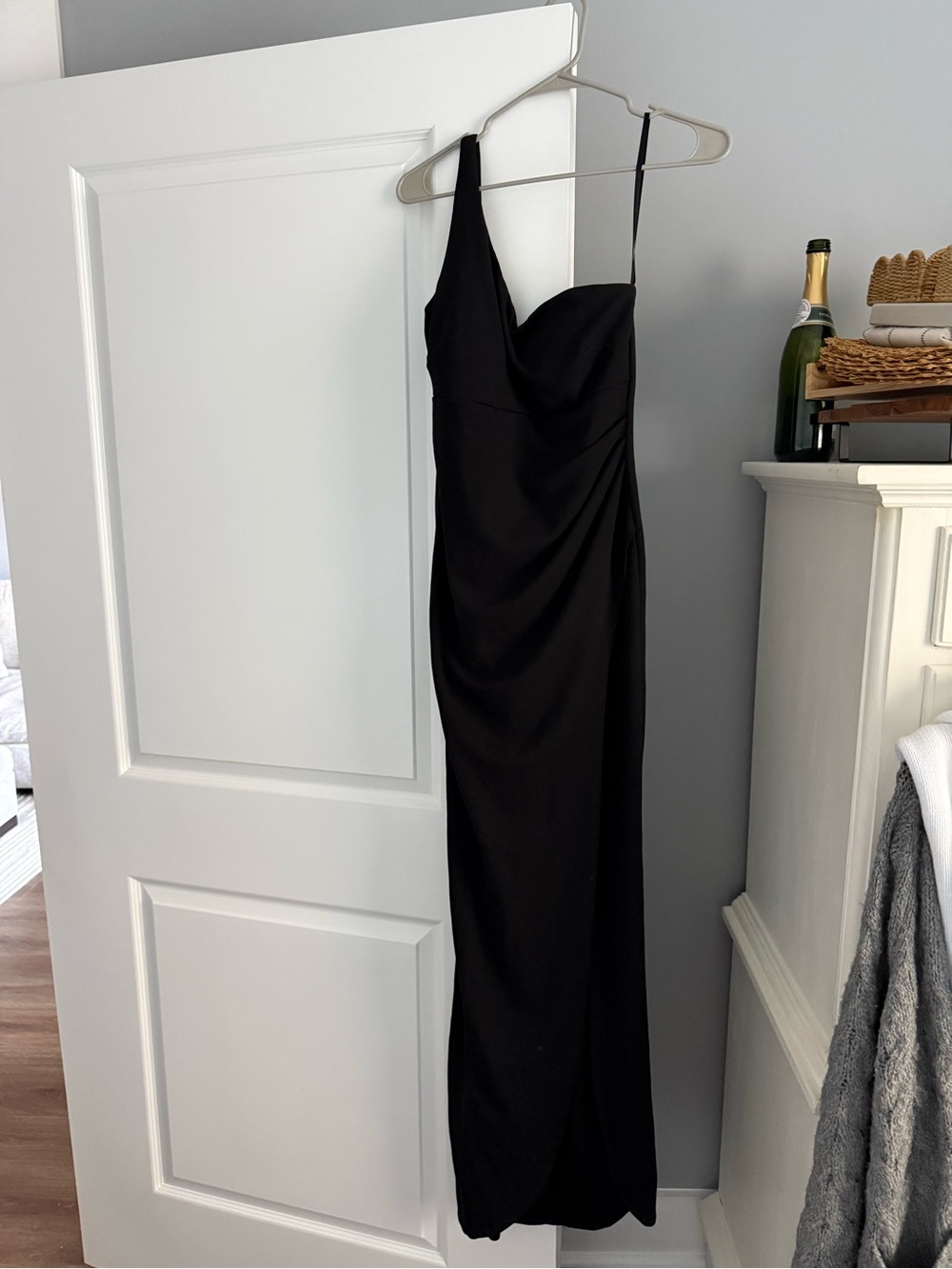 Black formal maxi dress